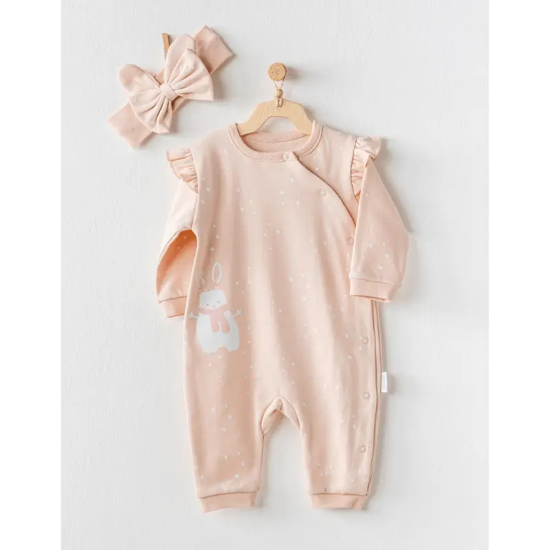 xx Andywawa AC24117 Barboteuse bébé fille « Bunnies Be Sking »