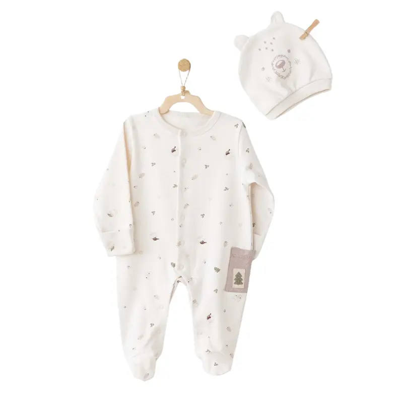 xx Andywawa AC26183 Ma 1ère garde-robe Salopette Écru