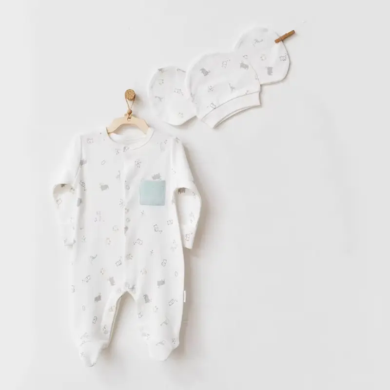 Andywawa Ensemble barboteuse bébé Éléphant