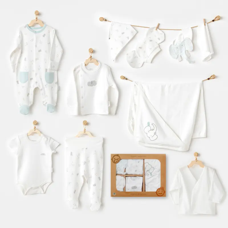 xx Andywawa Ensemble de 10 pièces pour nouveau-né, hôpital pour bébé garçon