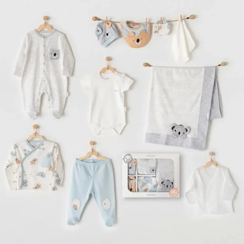 xx Andywawa  Koala 10 pièces Sortie d'hôpital Gris chiné