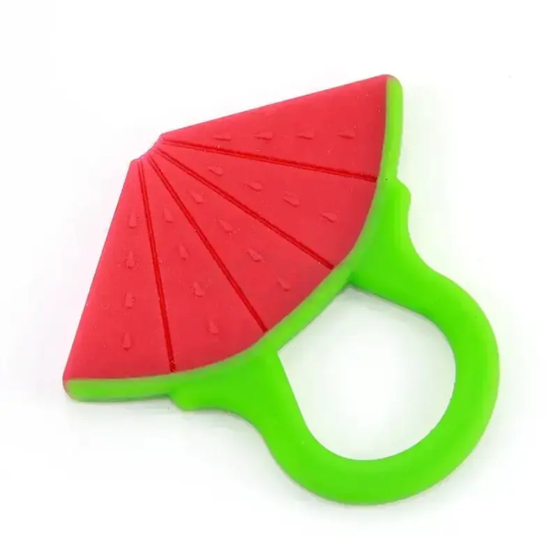 xx Anneau de dentition en silicone en forme de fruit pour bébés de 0 à 12 mois