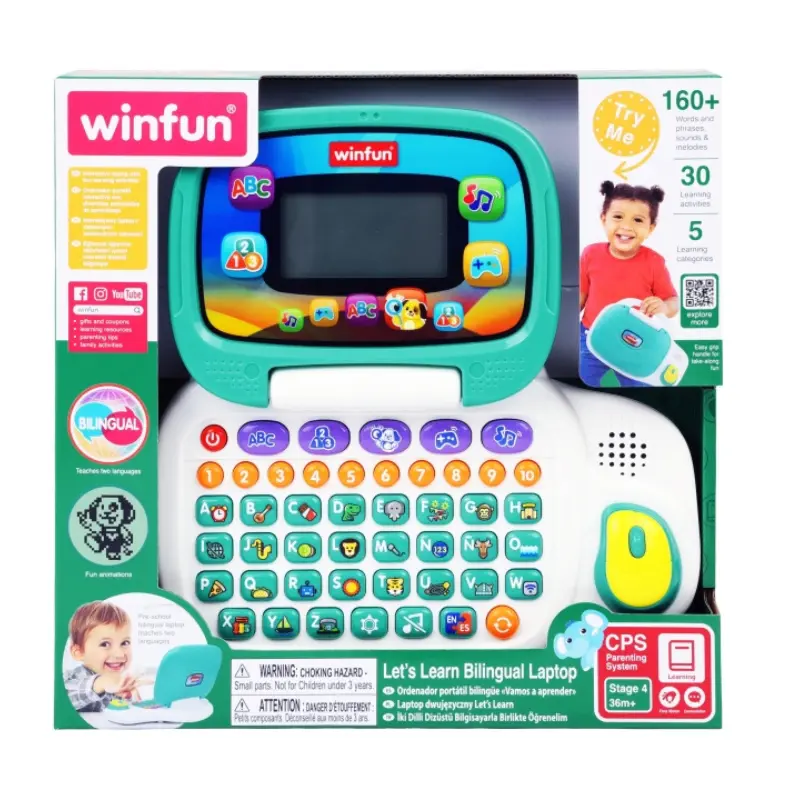 Apprenons l'ordinateur portable bilingue - winfun
