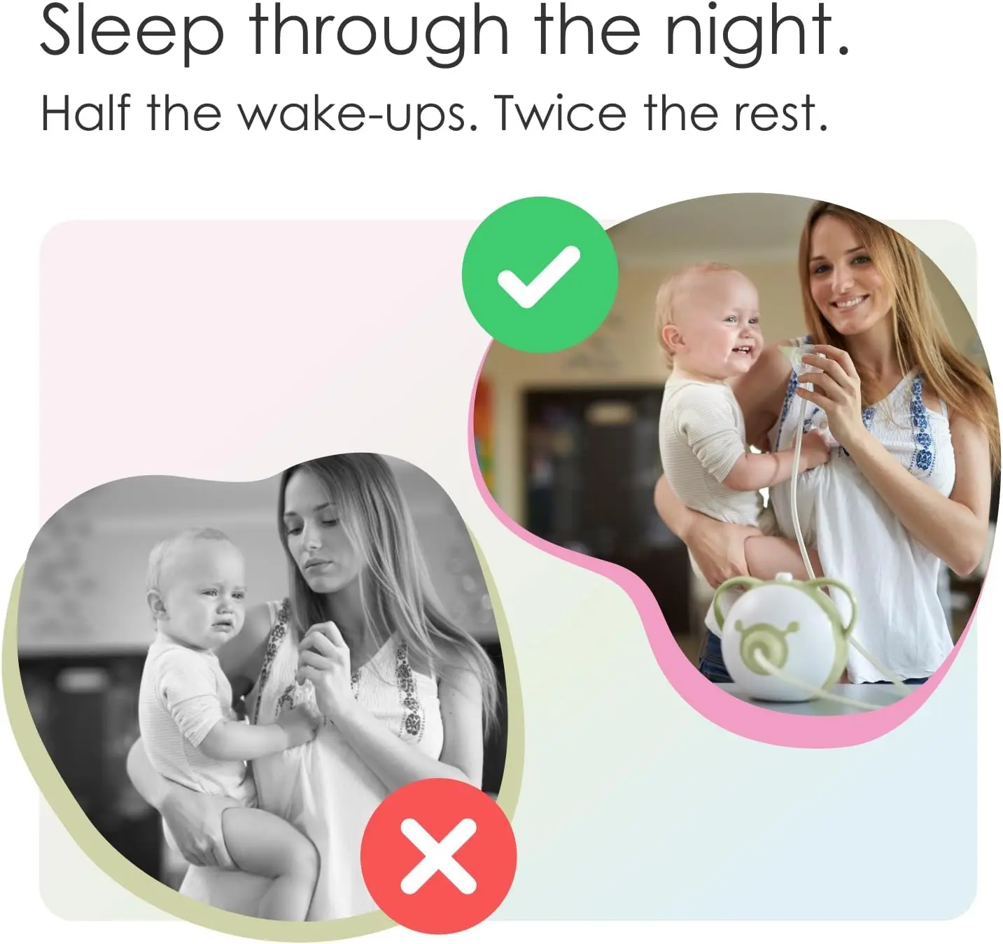 Aspirateur nasal Nosiboo Pro - nettoyeur nasal pour bébés Bleu