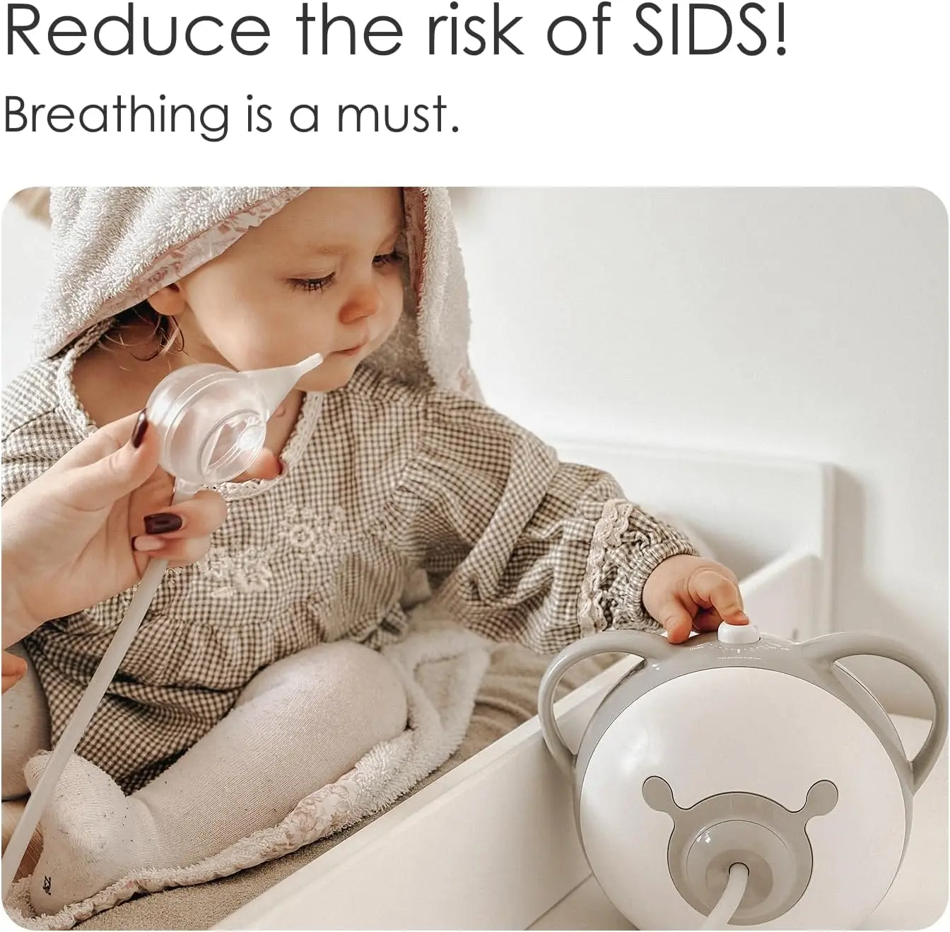 Aspirateur nasal Nosiboo Pro - Nettoyeur nasal pour bébés Sauge