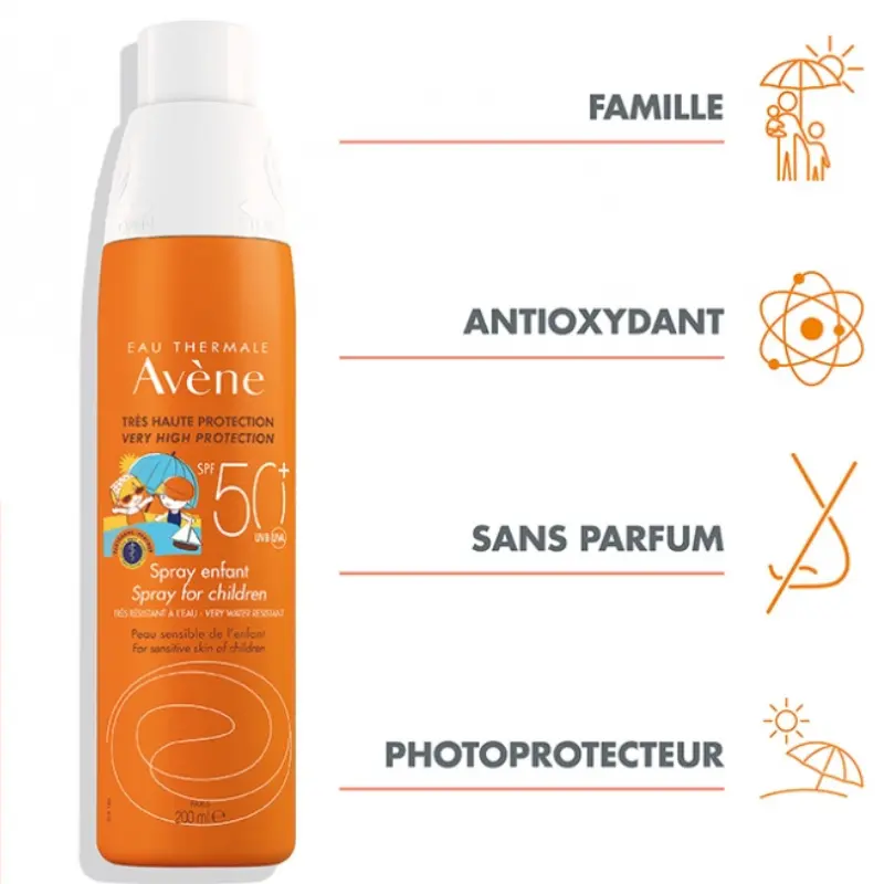 Avène Solaire Spray Enfant SPF50+ 200 ml