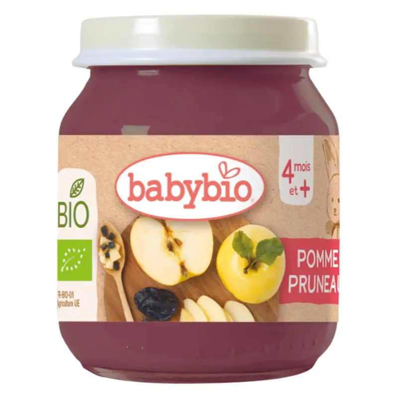 xx Babybio Confit de prunes et pommes 130 g