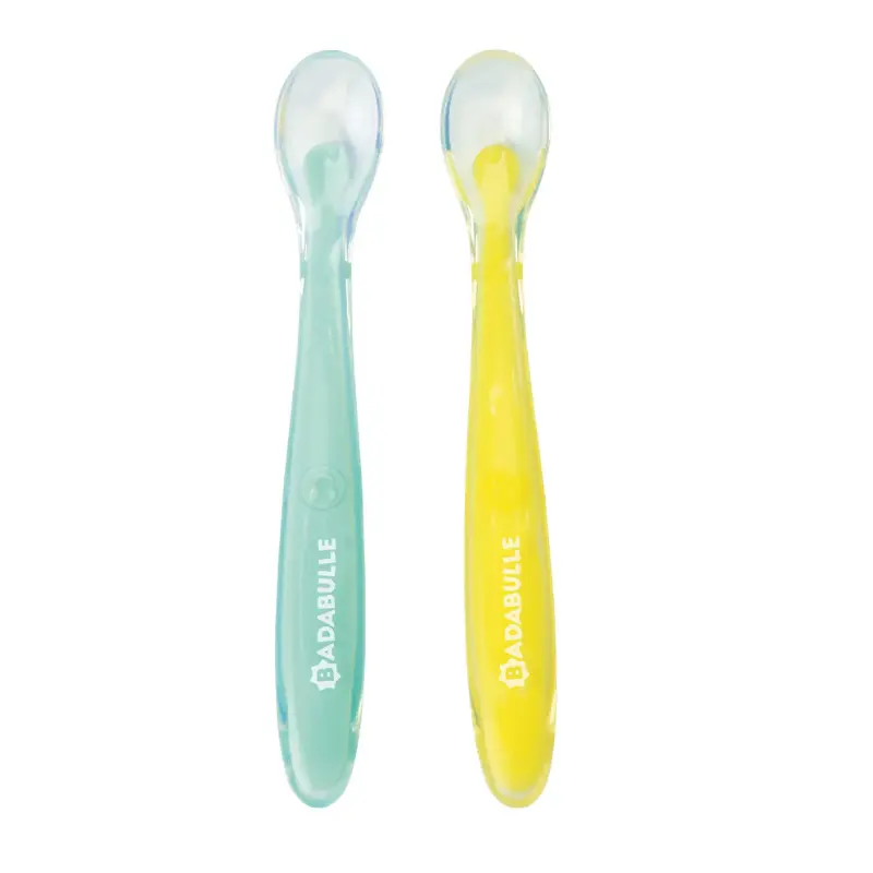 xx Badabulle Lot de 2 Cuillères Bébé 3m+