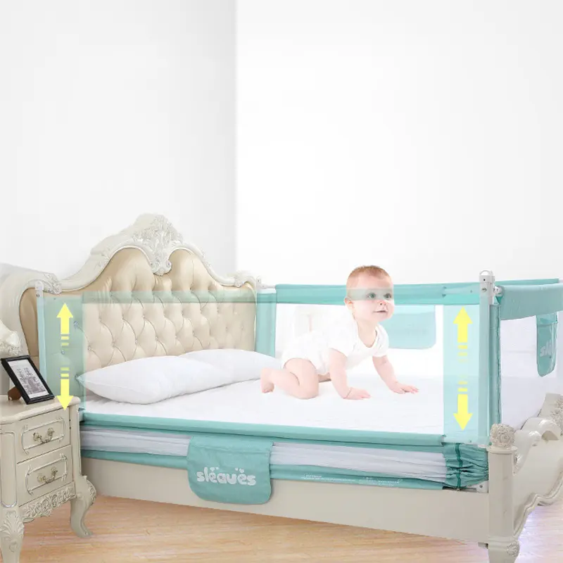 Barrière de lit pour la sécurité de bébé Rose 1.5M