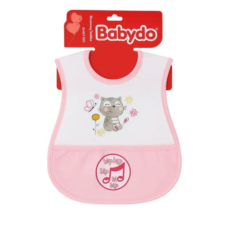 Bavoir avec pochette en coton – Babydo