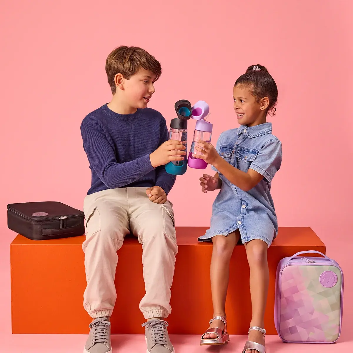 B.box Gourde Enfant Tritan 600 ml Sugar Plum