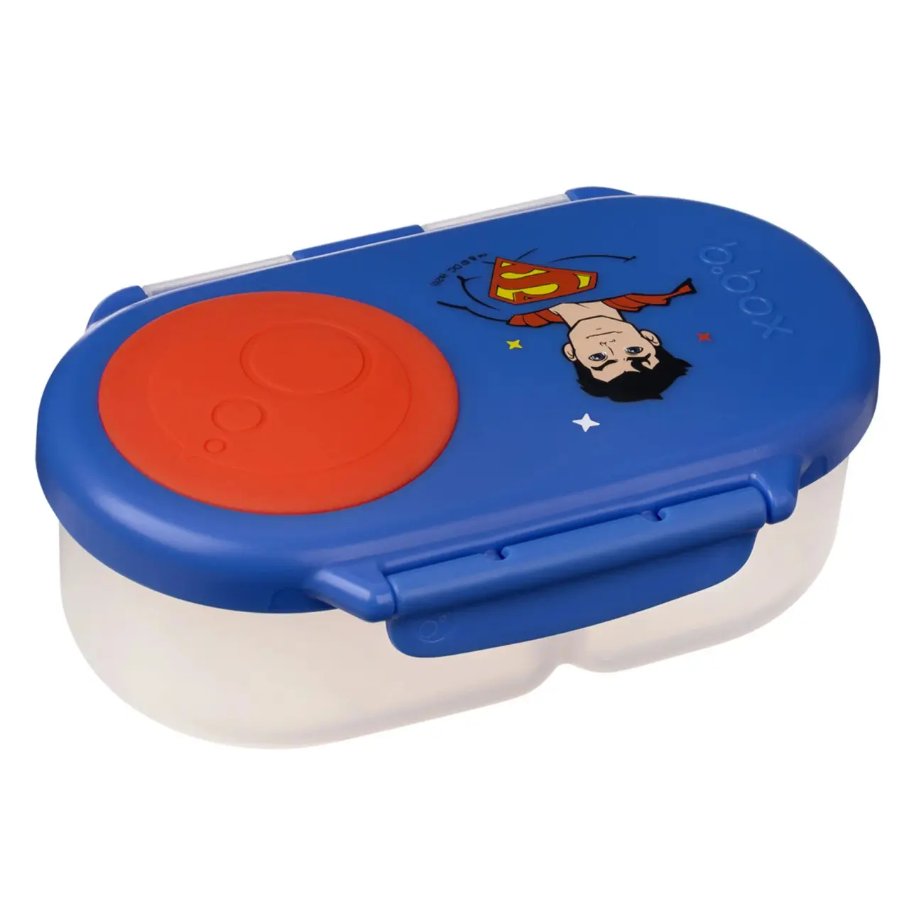B.box Snackbox Superman – Boîte à Goûter Compartimentée pour Enfant