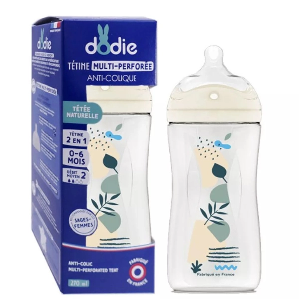 xx Biberon bébé anti-colique bleu DODIE – 270ml