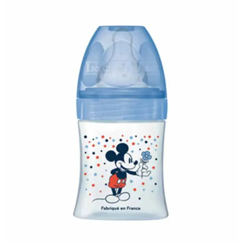xx Biberon Dodie Anti-Colique Tétine Ronde 150ml (0-6m) - Mickey Bleu