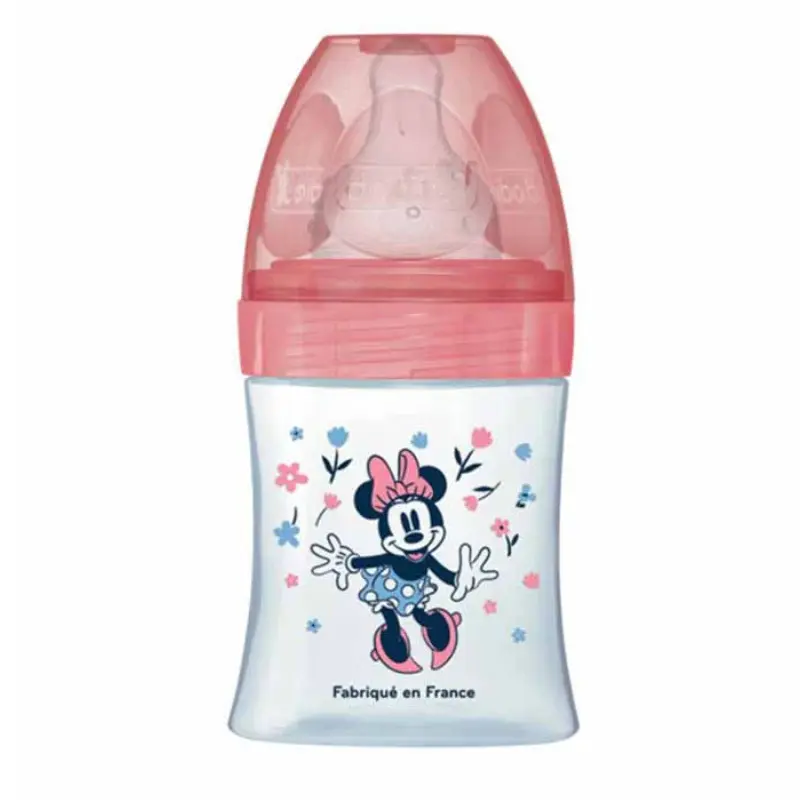 xx Biberon Dodie Anti-Colique Tétine Ronde 150ml (0-6m) - Minnie Rose