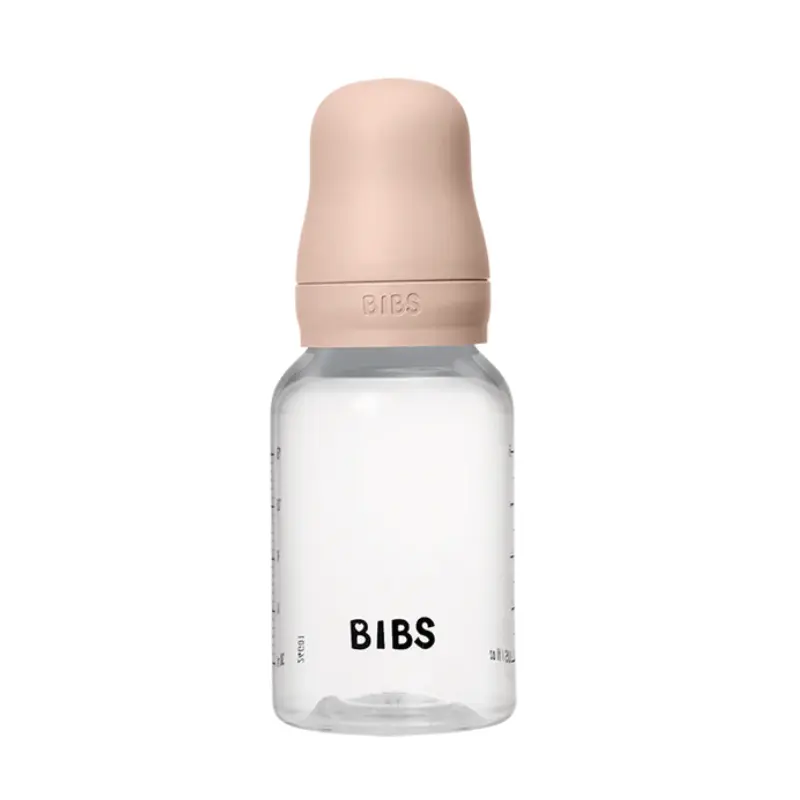 Biberon sans BPA 150ml avec tétine en silicone Débit lent - Blush