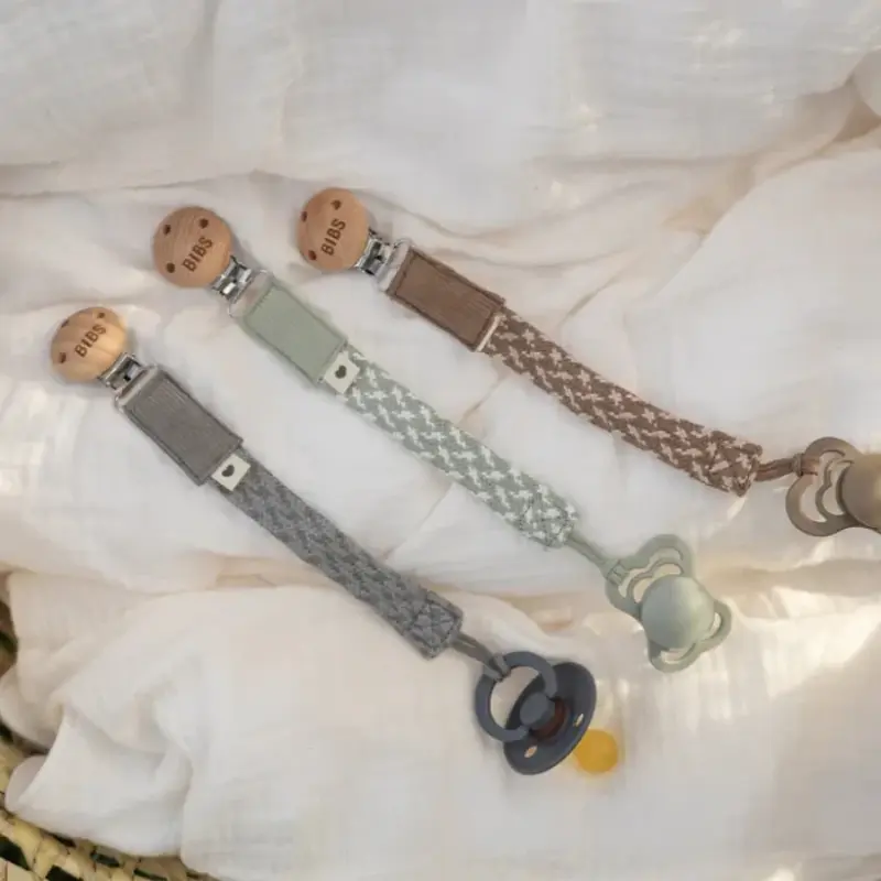 Bibs Attache-sucette Ruban - Sand