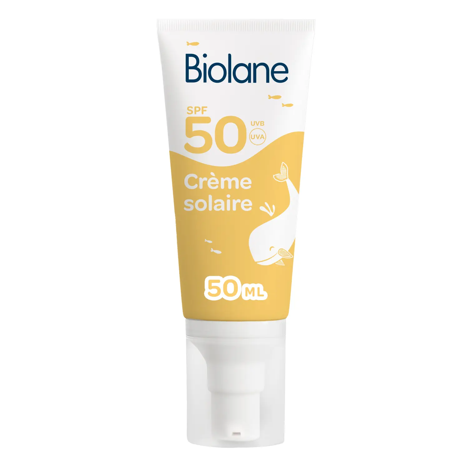 Biolane Crème solaire SPF50 Visage - Corps 50ml