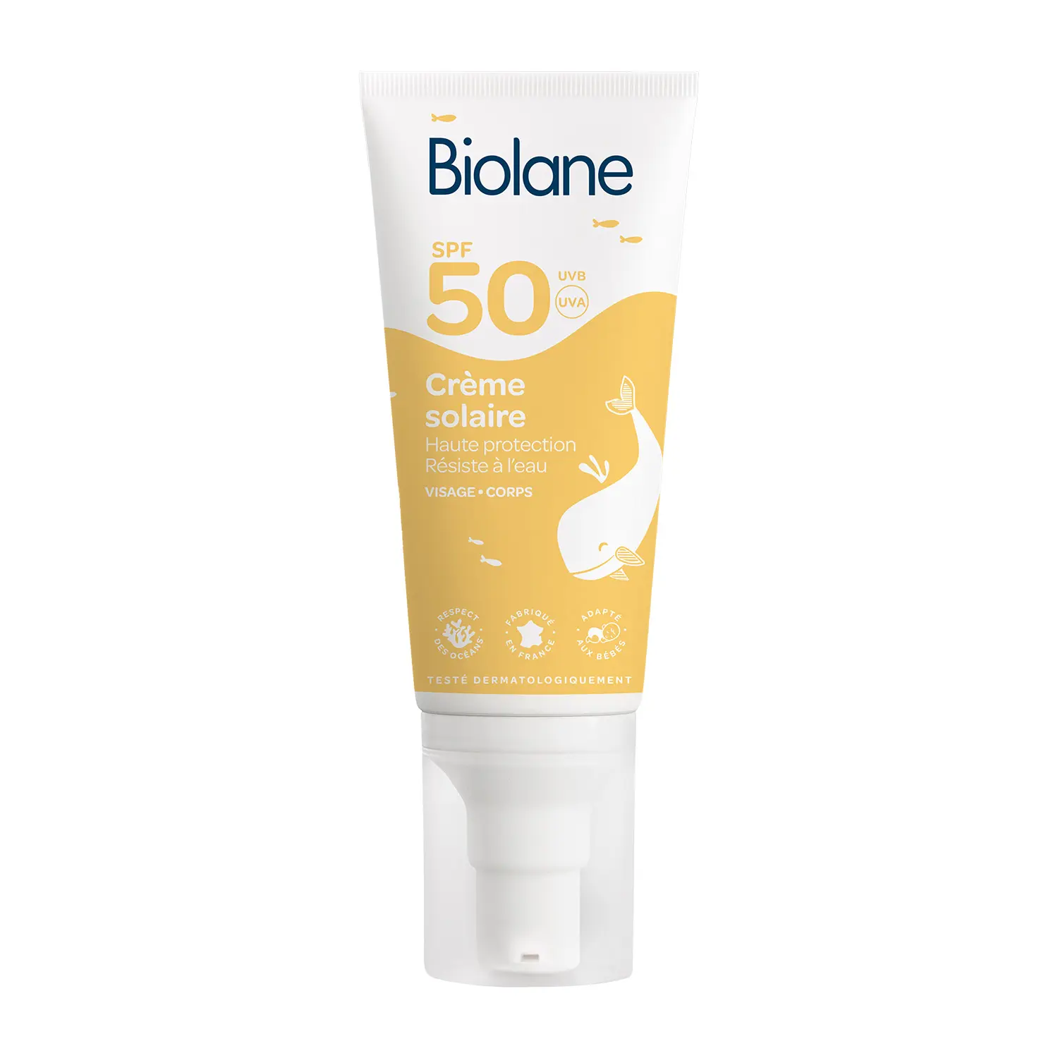 Biolane Crème solaire SPF50 Visage - Corps 50ml