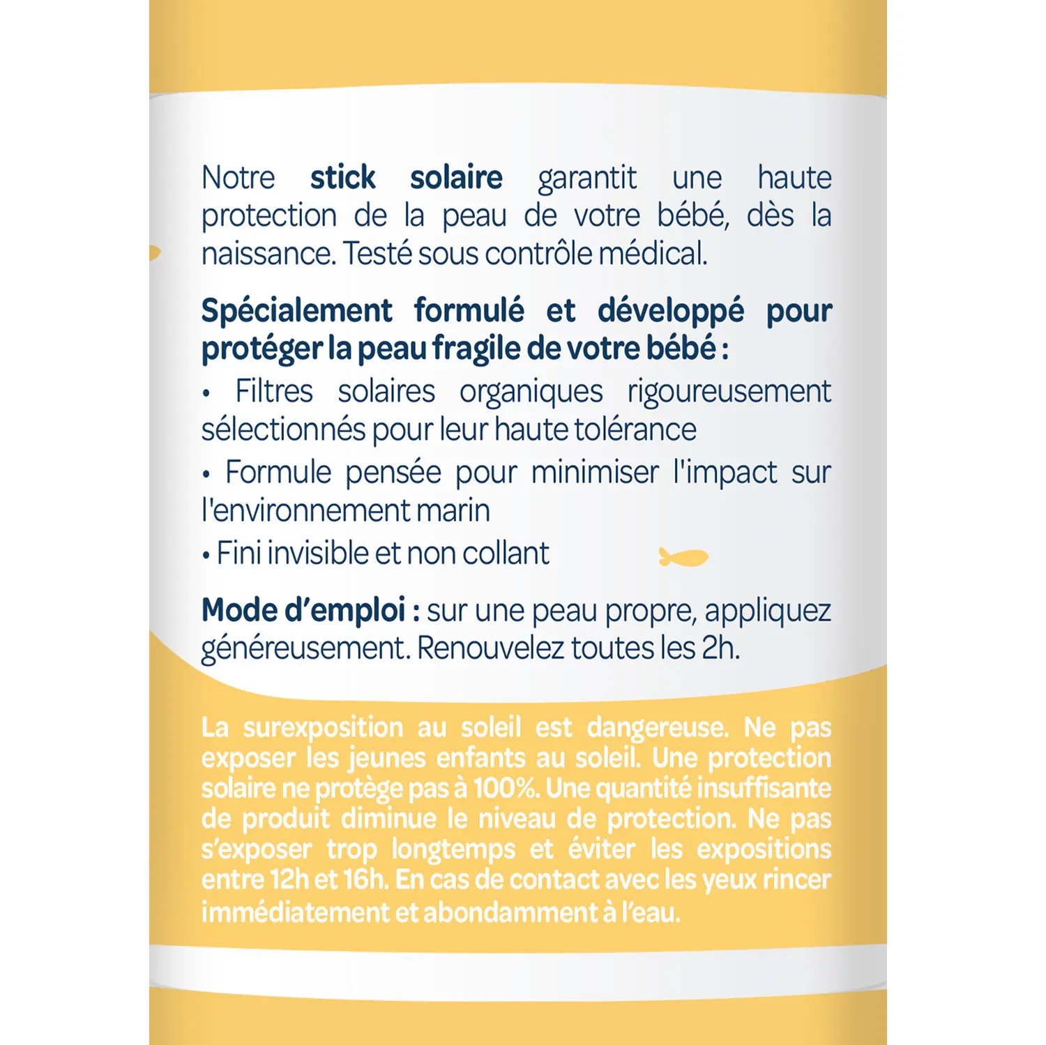 Biolane Stick Solaire SPF50 Visage - Corps