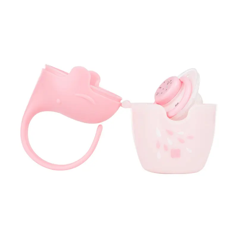Boite à sucette pour 2 Elephant Rose Kikkaboo