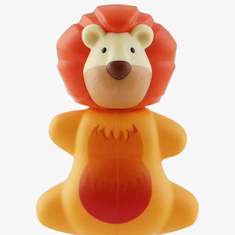Brosse à dent Flipper avec couvercle - Lion