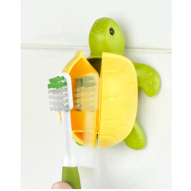 Brosse à dent Flipper avec couvercle - Tortue