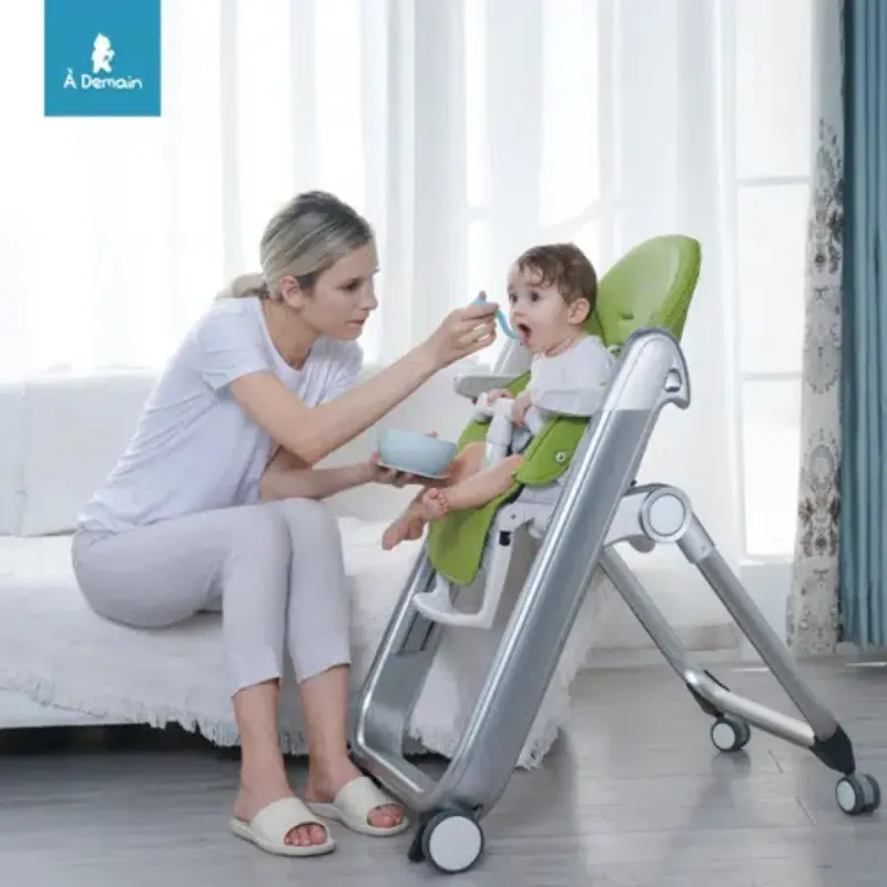 Chaise haute ERASME Gris – A Demain