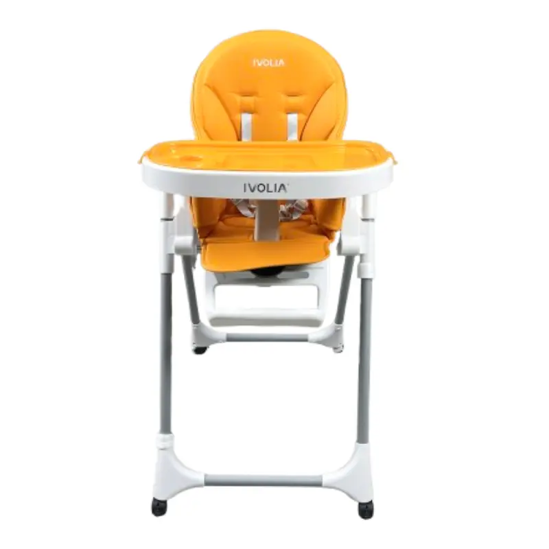 xx Chaise haute inclinable et réglable en hauteur Ivolia Q6 Premium - Orange