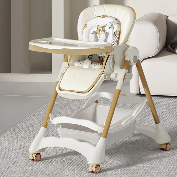 Chaise haute multifonctionnelle pour bébé avec coussin doux - Kidilo