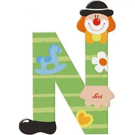 xx Clown de la lettre N