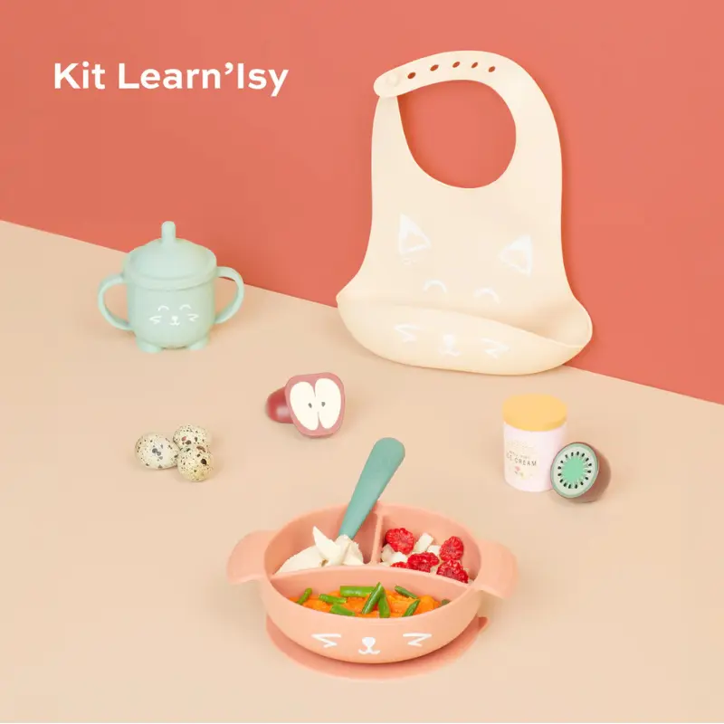 Coffret vaisselle en silicone - 15-24 mois - Babymoov