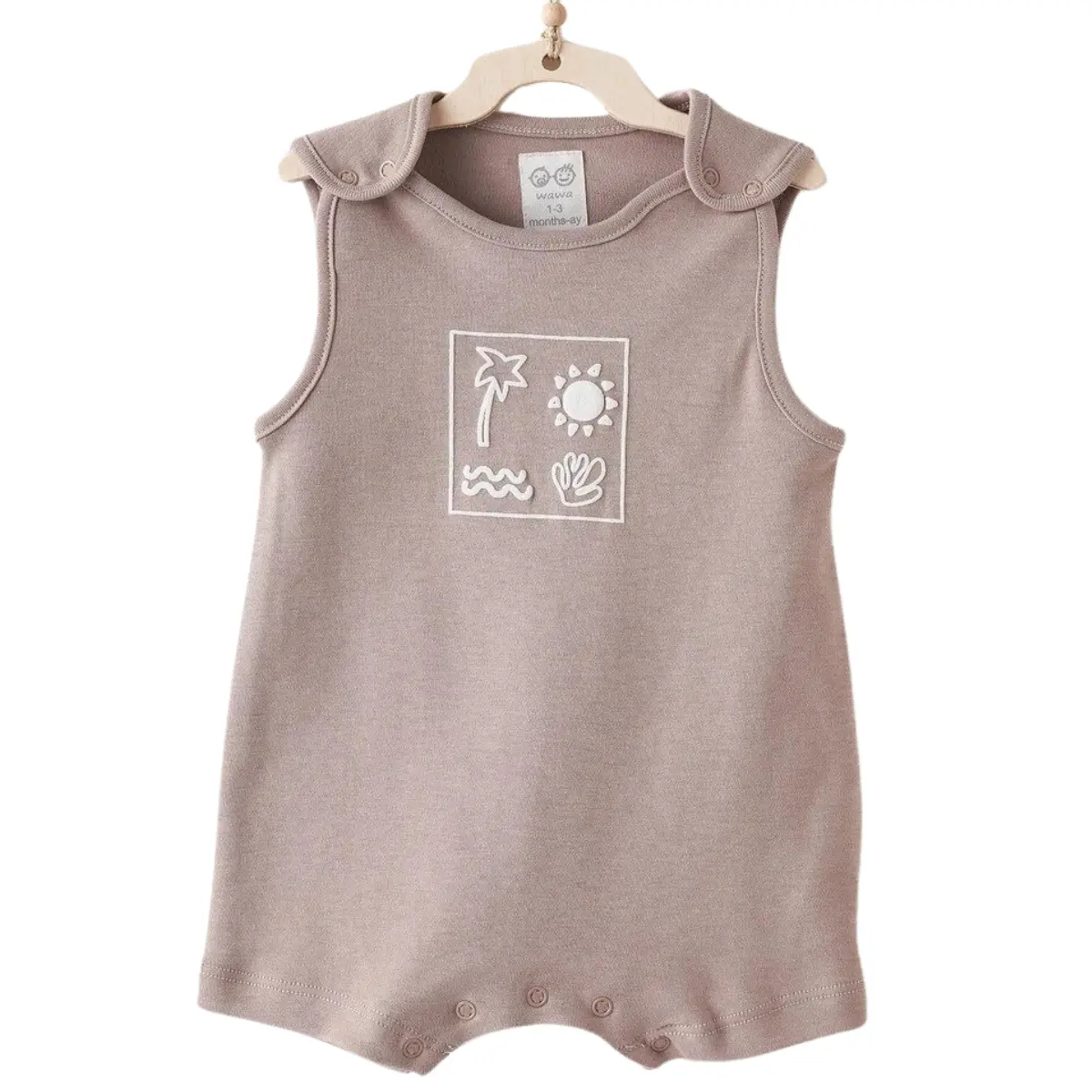xx Combinaison bébé Andywawa Relax Time Beige