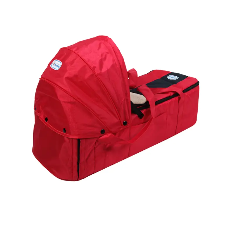 COUFFIN PORTABLE ROUGE – MON BÉBÉ