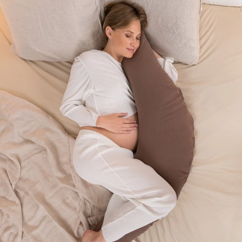 Coussin d'Allaitement et Maternité COMFY BIG Chocolate Doomoo