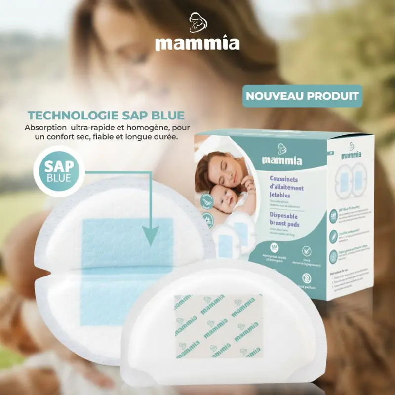 Coussinet d’allaitement jetable Mammia Boîte de 30 unité