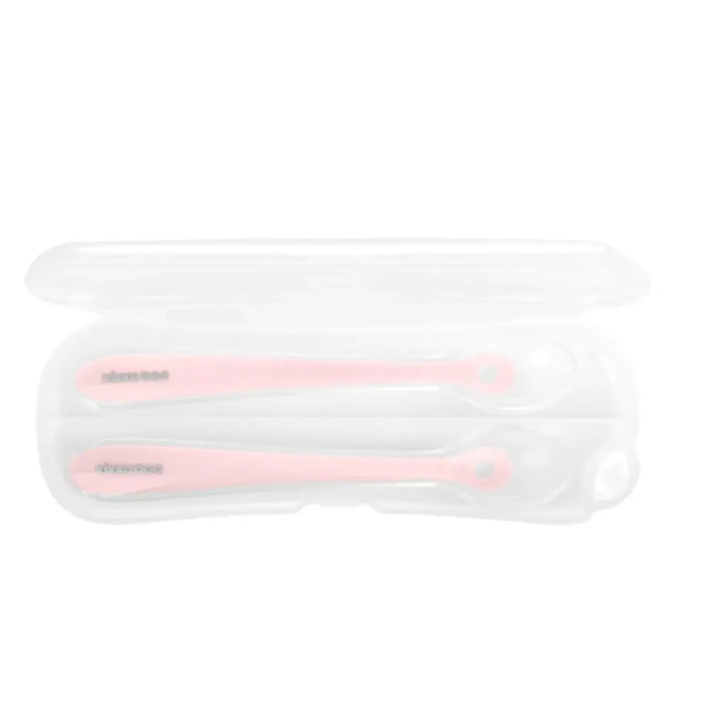 xx Cuillères en silicone roses 2 pièces