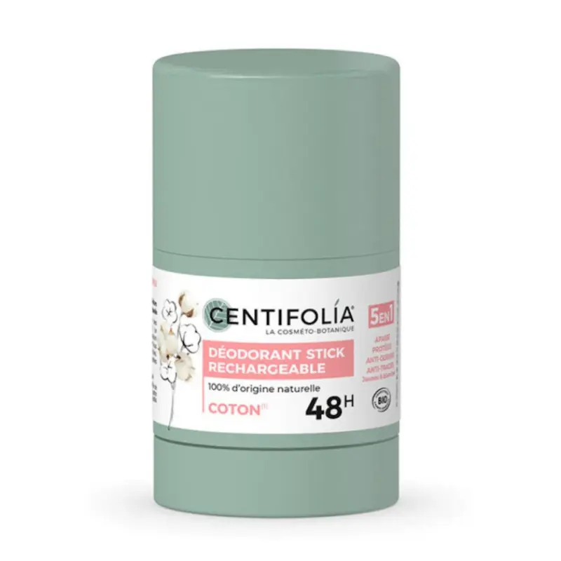 xx Déodorant Stick Rechargeable Fleur de Coton Bio - Soin du Corps 50g - Centifolia