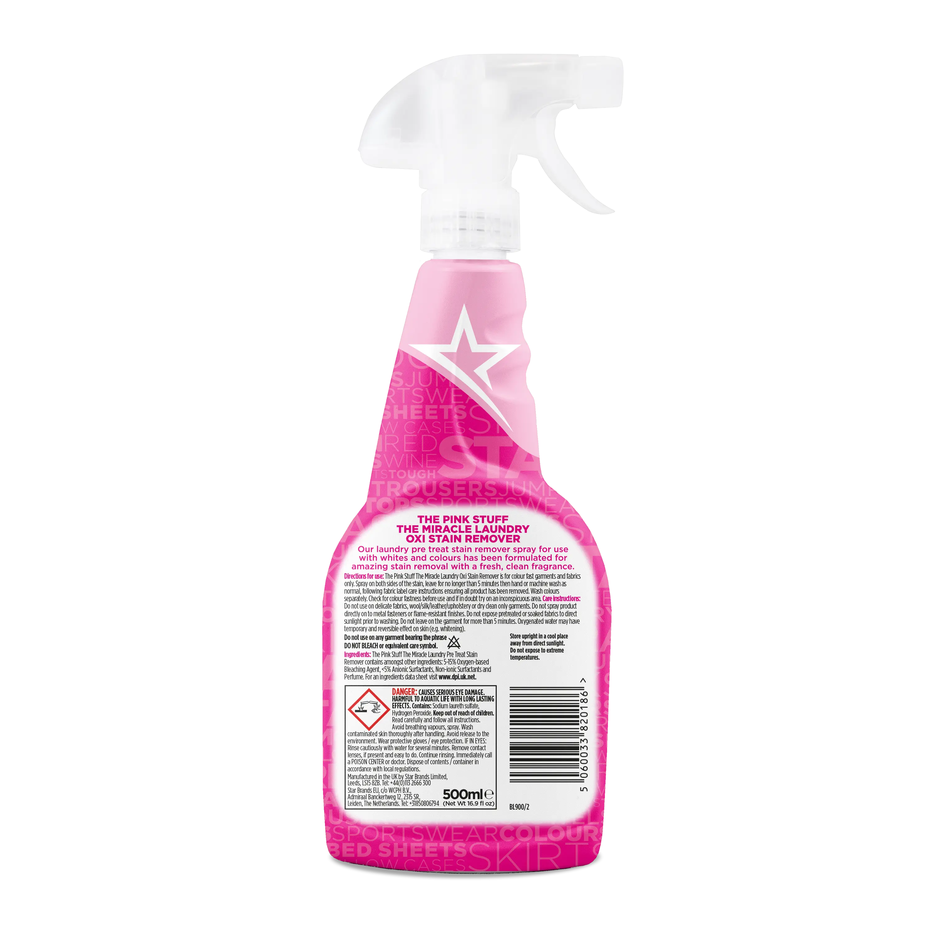 Détachant miracle The Pink Stuff The Laundry Oxi