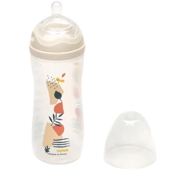 xx Dodie Biberon Multi Perforé avec Tétine Biomimétisme Rose - 330ml