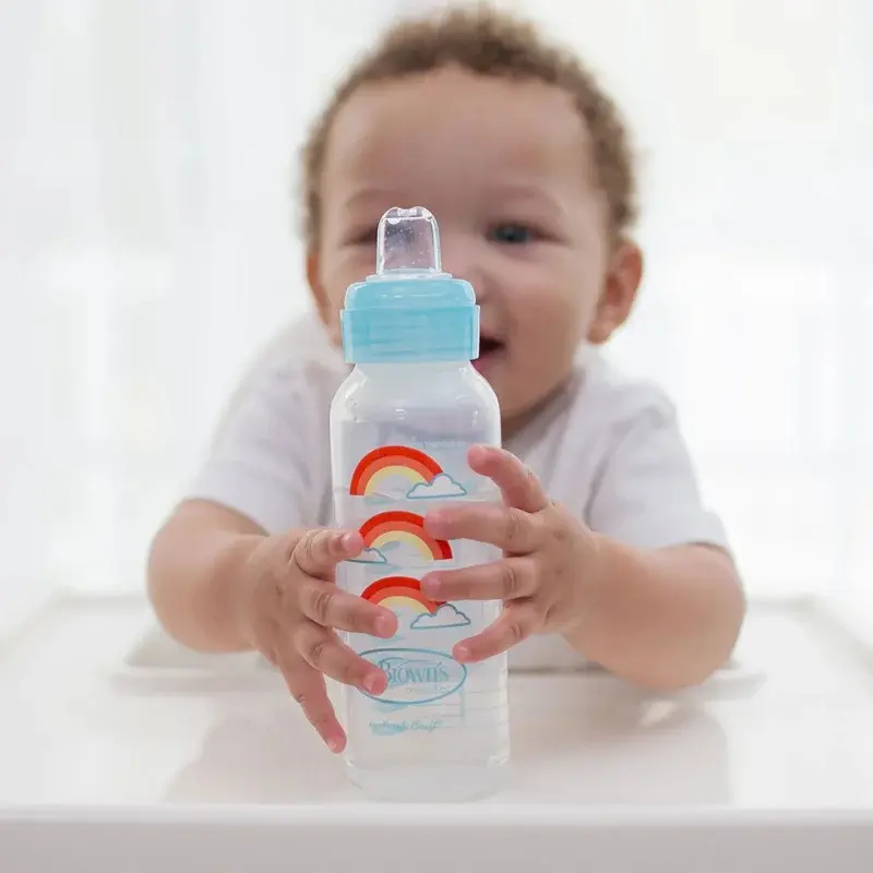 Biberon Cole étroit 250ml Blue 6M+