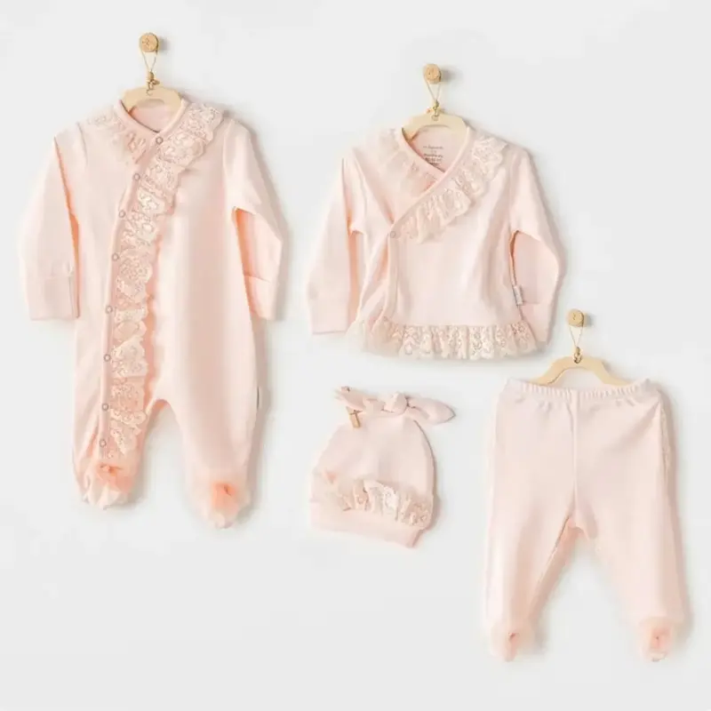 xx Ensemble 4 pièces en tulle pour nouveau-né Chic Fille , soumon - Andywawa