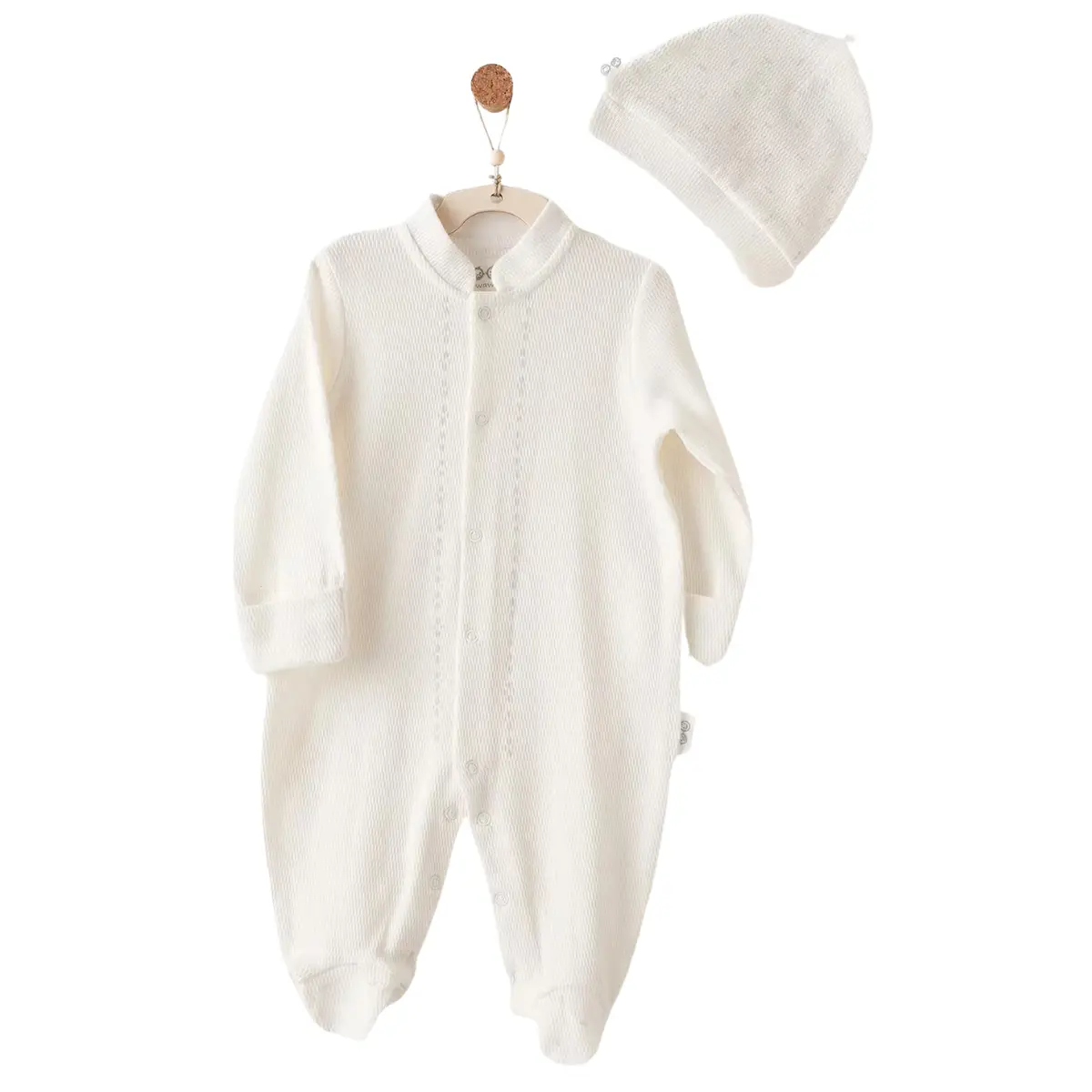 Ensemble barboteuse bébé garçon ANW-AC26704 Blanc