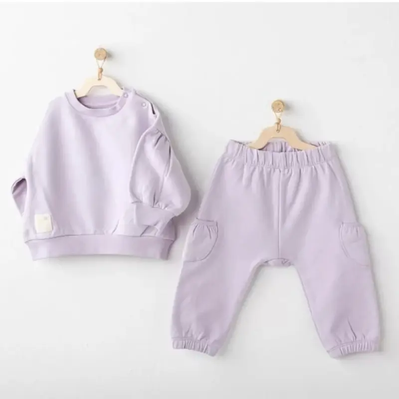 Ensemble bébé basique 2 pièces Lilas Andy Wawa  Ac25353