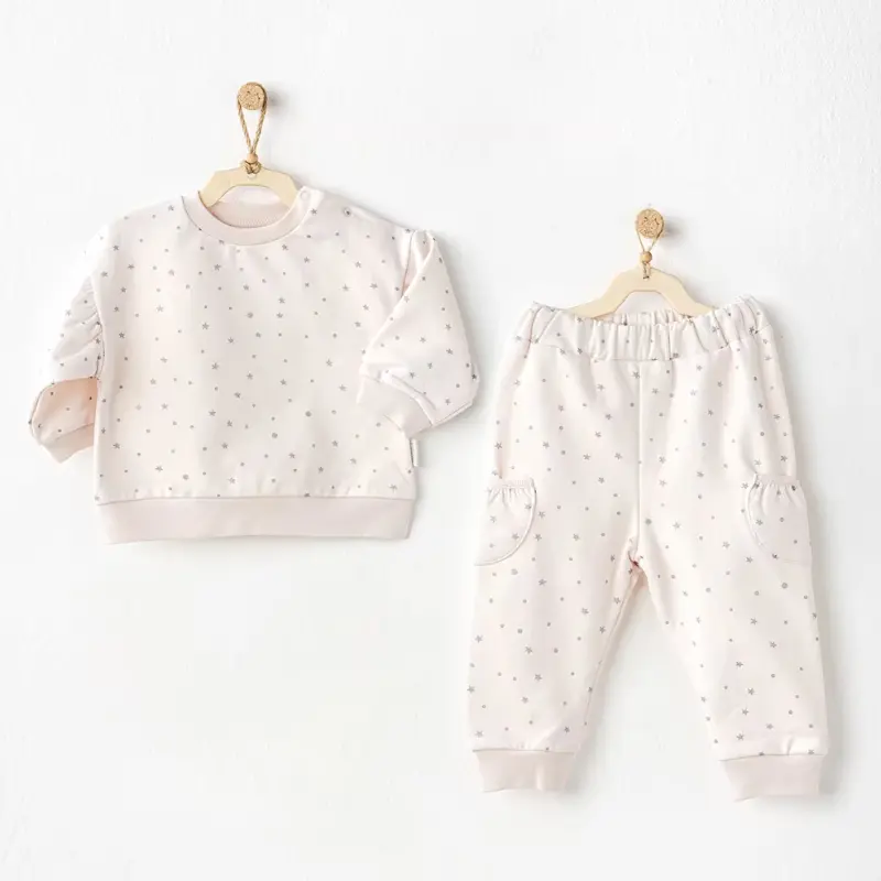 xx Ensemble bébé fille 2 pièces beige AC25100