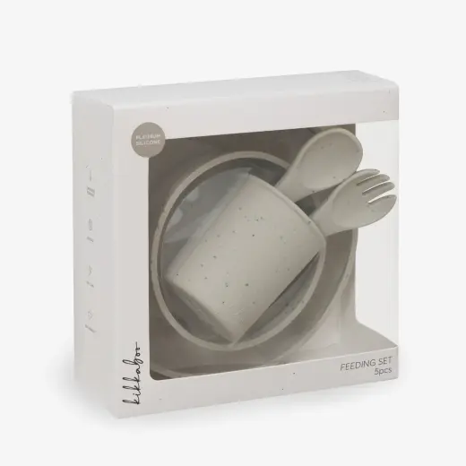 Ensemble d'alimentation 5 pièces en platinum silicone