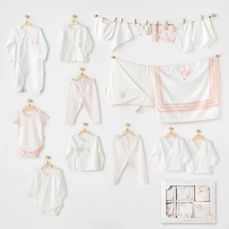xx Ensemble de 20 pièces pour nouveau-né fille à l'hôpital AC25552