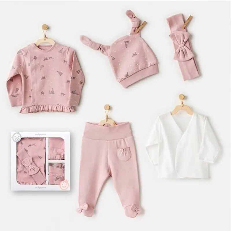 xx Ensemble de 5 lingettes pour nouveau-né - Andywawa AC25040