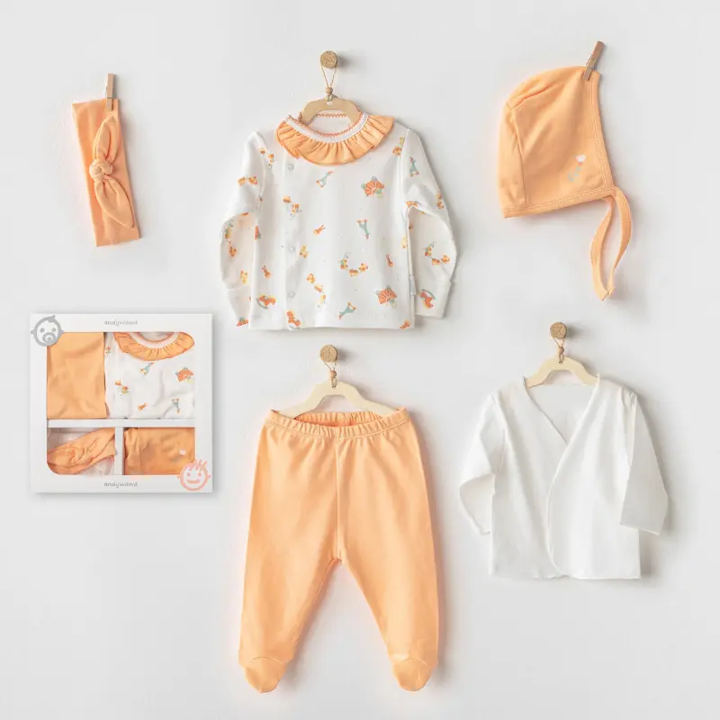 xx Ensemble de 5 lingettes pour nouveau-né - Andywawa