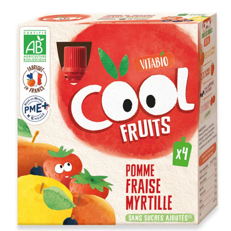 Fruit Pomme Fraise Myrtille - vitabio